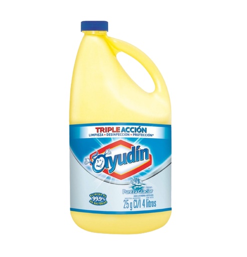 LAVANDINA AYUDIN X 4 LT PUREZA GLACIAR MULTI SUPERFICIE