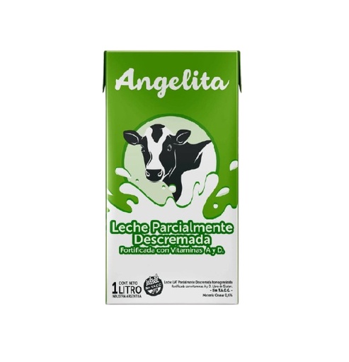 LECHE ANGELITA X 1 LT DESCREMADA LARGA VIDA