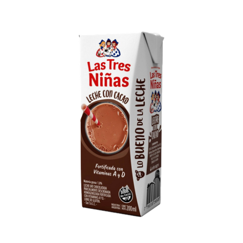 LECHE CHOCOLATADA LAS TRES NIÑAS X 200 CC