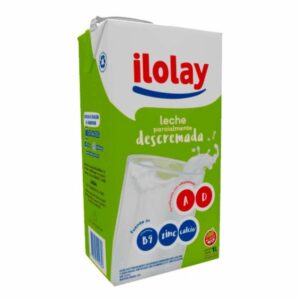 LECHE ILOLAY X 1 LT DESCREMADA LARGA VIDA
