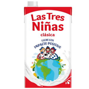 LECHE LAS TRES NIÑAS X 1 LT ENTERA LARGA VIDA