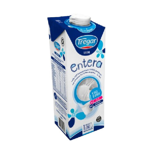 LECHE TREGAR X 1 LT ENTERA LARGA VIDA