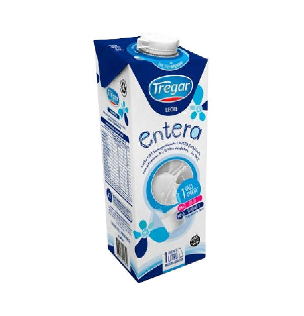 LECHE TREGAR X 1 LT ENTERA LARGA VIDA