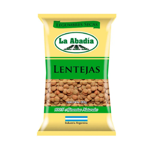 LENTEJAS LA ABADIA X 400 GR