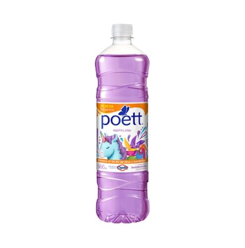 LIMPIADOR PISOS POETT X 900 ML ESPIRITU PLAY