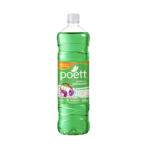 LIMPIADOR PISOS POETT X 900 ML MUSICA PRIMAVERA