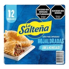 MASA EMPANADA LA SALTEÑA X 12 UN HOJALDRE