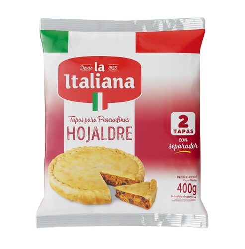 MASA PASCUALINA LA ITALIANA HOJALDRE X 400 GR