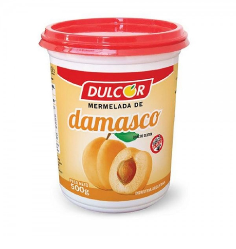 MERMELADA DULCOR DAMASCO X 500 GR POTE