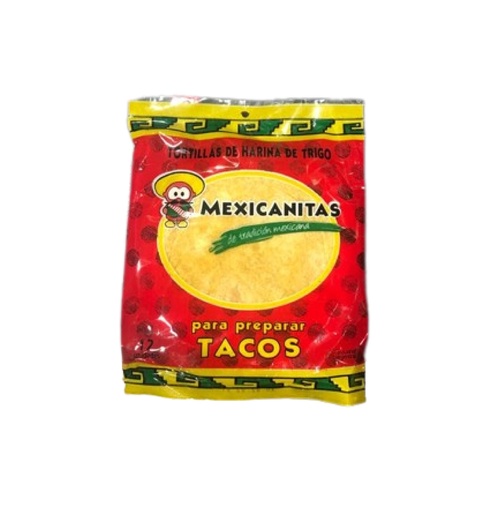 MEXICANITAS TORTILLAS TACOS X 12 UN.