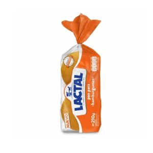 PAN HAMBURGUESA LACTAL X 210 GR