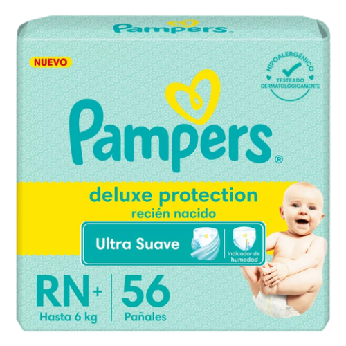 PAÑALES PAMPERS DELUXE PROTECTION RN 56 U.
