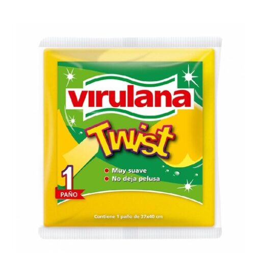 PAÑO AMARILLO VIRULANA X 1 UN TWIST MULTIUSO