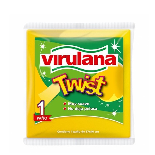 PAÑO AMARILLO VIRULANA X 1 UN TWIST MULTIUSO