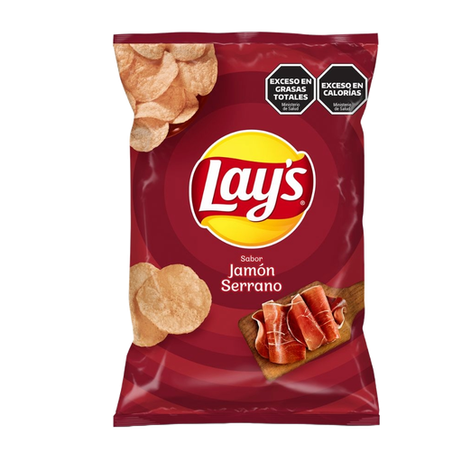PAPAS FRITAS LAYS X 77 GR JAMON SERRANO