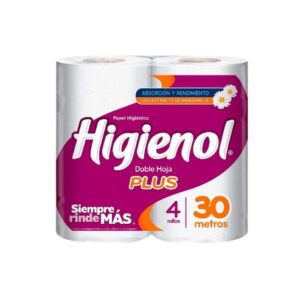 PAPEL HIG.HIGIENOL D/H PLUS 4 X 30 MT