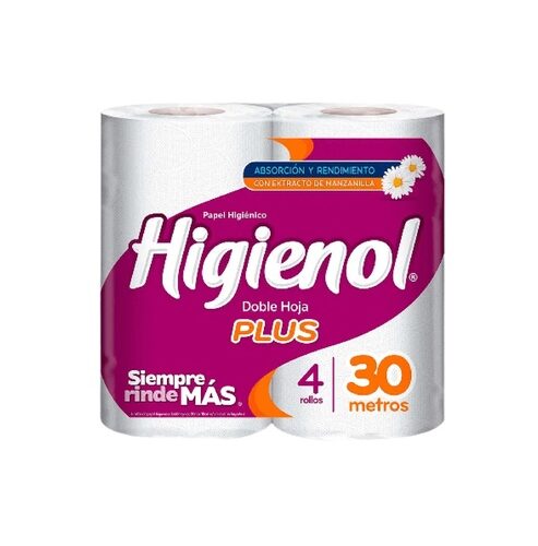 PAPEL HIG.HIGIENOL D/H PLUS 4 X 30 MT