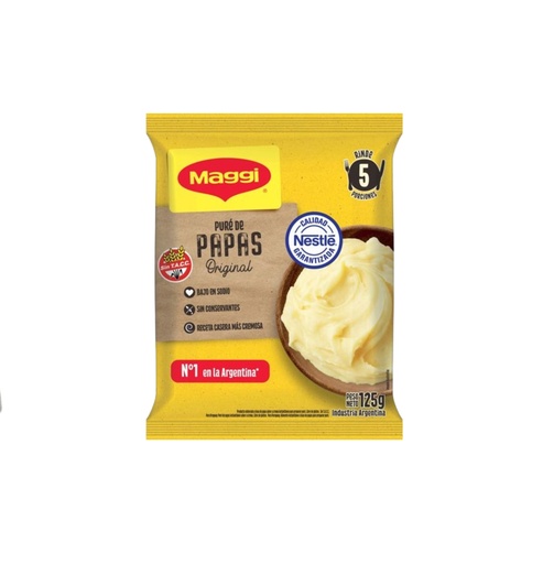 PURE DE PAPAS MAGGI X 125 GR