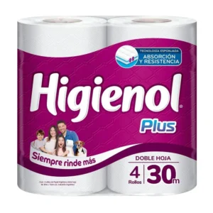 PAPEL HIG.HIGIENOL D/H PLUS 4 X 30 MT