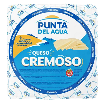 QUESO CREMOSO PUNTA DEL AGUA x 500 gr