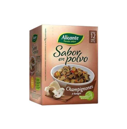 SABOR POLVO ALICANTE X 12 U. CHAMPIÑONES