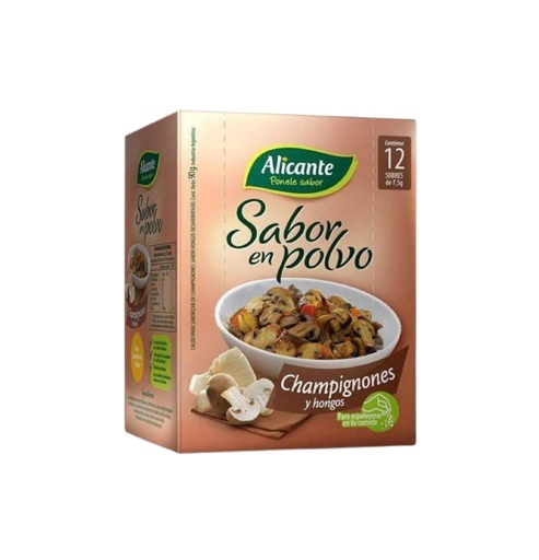 SABOR POLVO ALICANTE X 12 U. CHAMPIÑONES