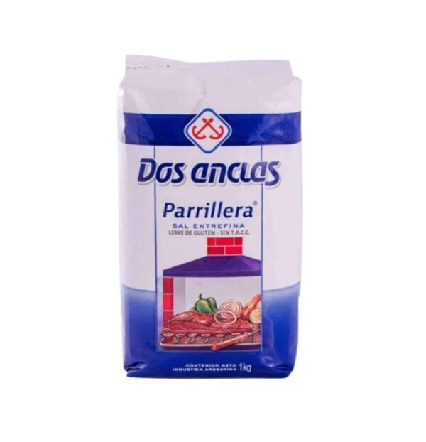 SAL DOS ANCLAS PARRILLERA BOLS. X 1 KG