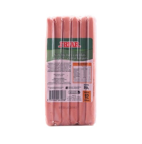SALCHICHAS PANCHERA FRIAR X 12 UN.
