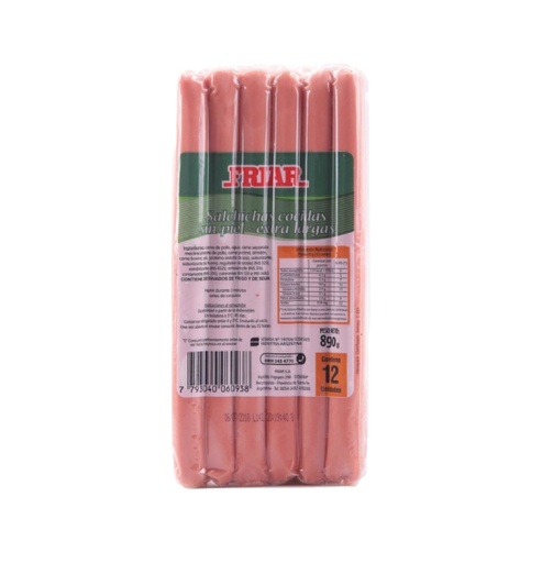 SALCHICHAS PANCHERA FRIAR X 12 UN.