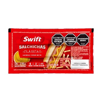 SALCHICHAS PANCHERA SWIFT X 12 UN.