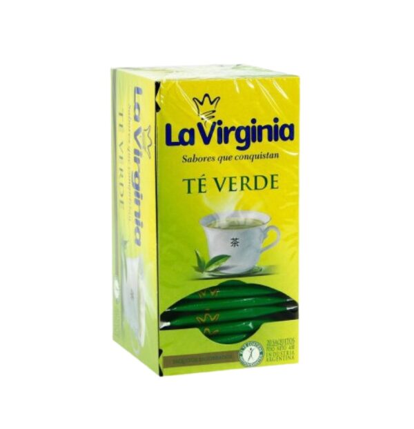 TE LA VIRGINIA VERDE X 20 SAQUITOS