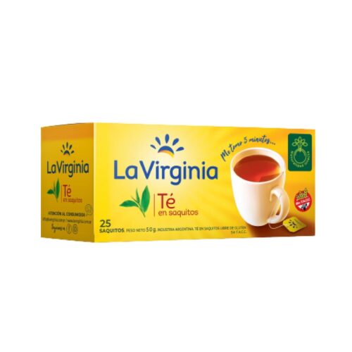 TE LA VIRGINIA X 25 SAQUITOS