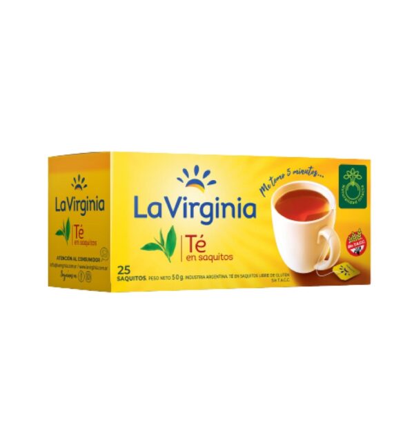 TE LA VIRGINIA X 25 SAQUITOS