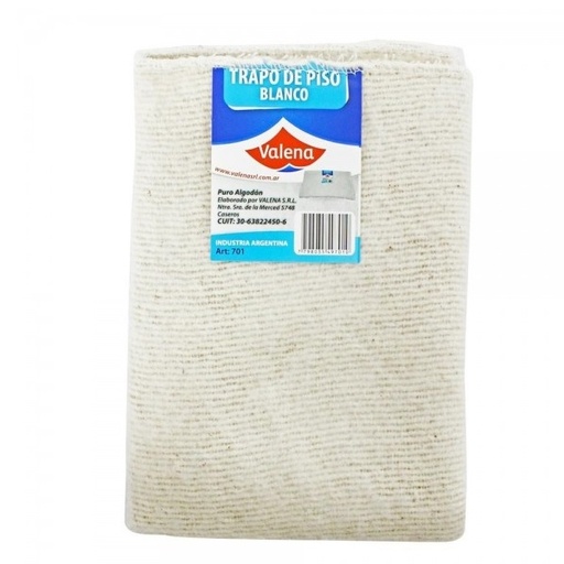 TRAPO DE PISO BLANCO VALENA ART 701