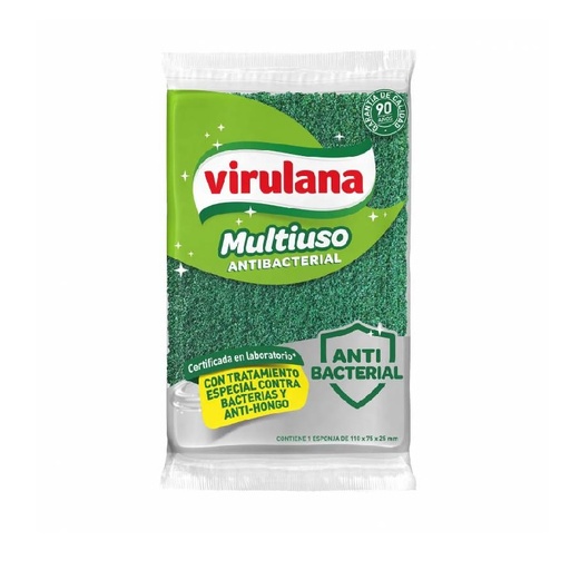 VIRULANA ESPONJA MULTIUSO X 1 UNIDAD