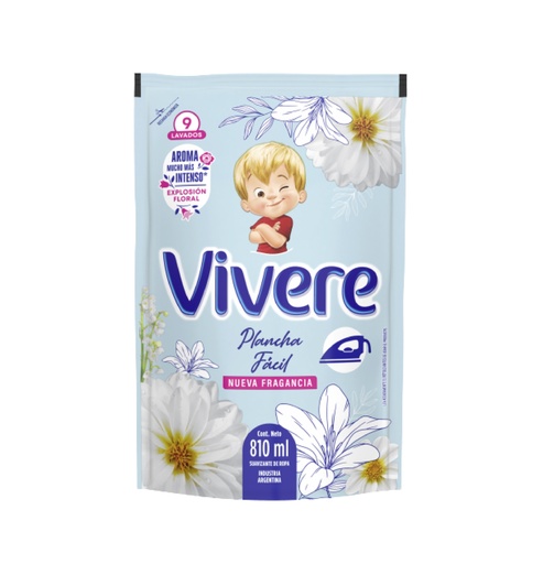 VIVERE SUAV PLANCHA FACIL EXP FLORAL 810 ML