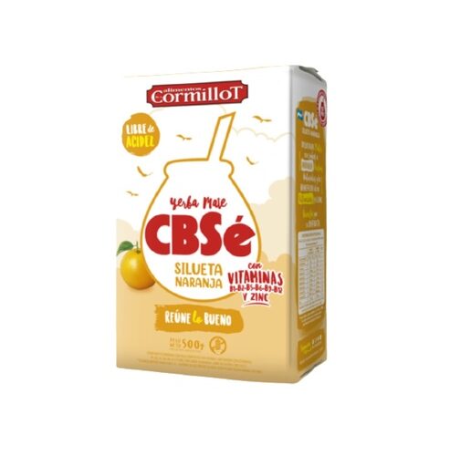 YERBA CBSE SILUETA NARANJA CORMILLOT X 500 GR