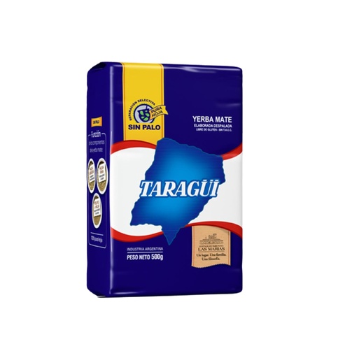 YERBA TARAGUI AZUL X 500 GR S/PALO