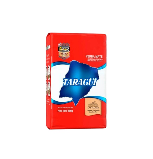 YERBA TARAGUI ROJA X 500 GR C/PALO