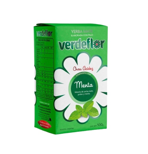 YERBA VERDEFLOR X 500 GR MENTA