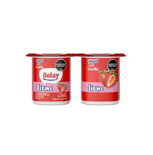 YOGUR ILOLAY FIRME ENT. FRUTILLA X 120 GR