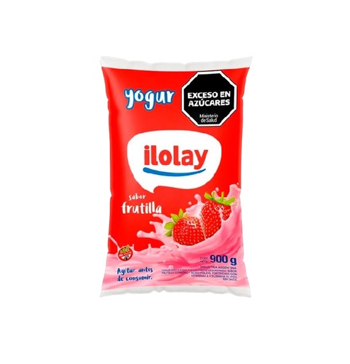 YOGUR SACHET ILOLAY FRUTILLA X 900 G