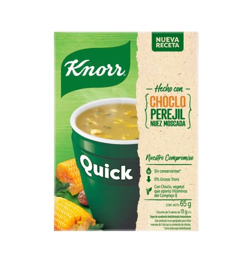 SOPA KNORR QUICK X 5 SOB. CHOCLO