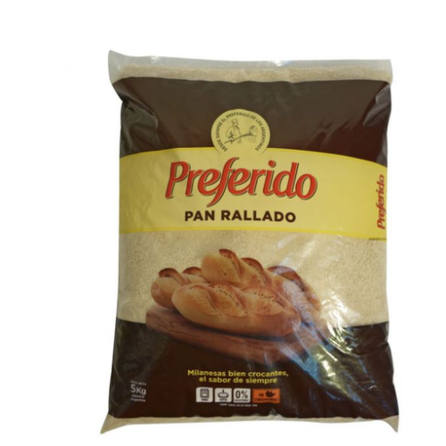 PAN RALLADO PREFERIDO X 5 KG