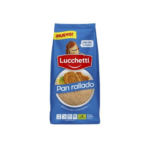 PAN RALLADO LUCCHETTI X 500 GR .
