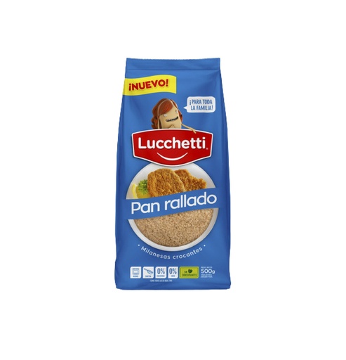 PAN RALLADO LUCCHETTI X 500 GR .