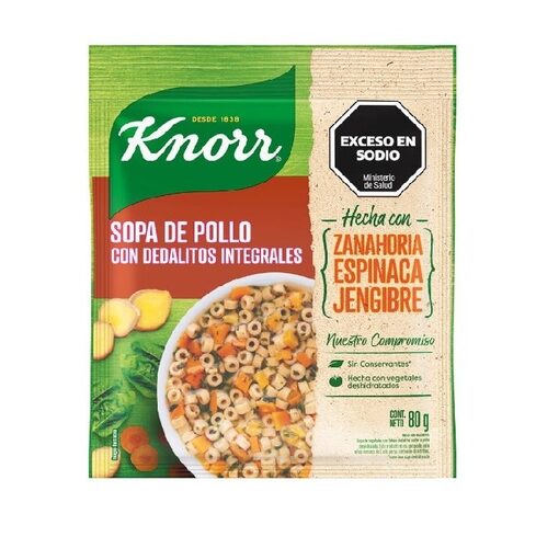 SOPA KNORR POLLO X 80 G DEDALITO + ZANAHORIA