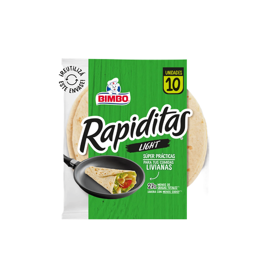 RAPIDITAS LIGHT BIMBO X 275 GR