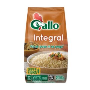 ARROZ GALLO INTEGRAL BOLSA X 500 GR