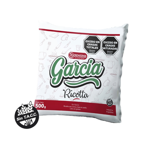 RICOTTA GARCIA X 500 G ENTERA